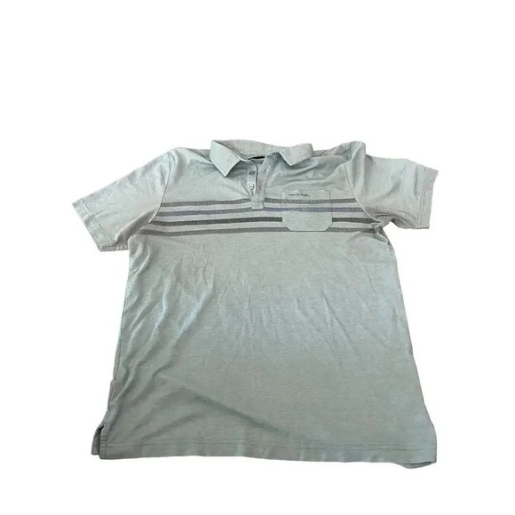 Travis Mathew Men's Cream Short Sleeved Collared Polo Shirt Size Large - Picture 1 of 6